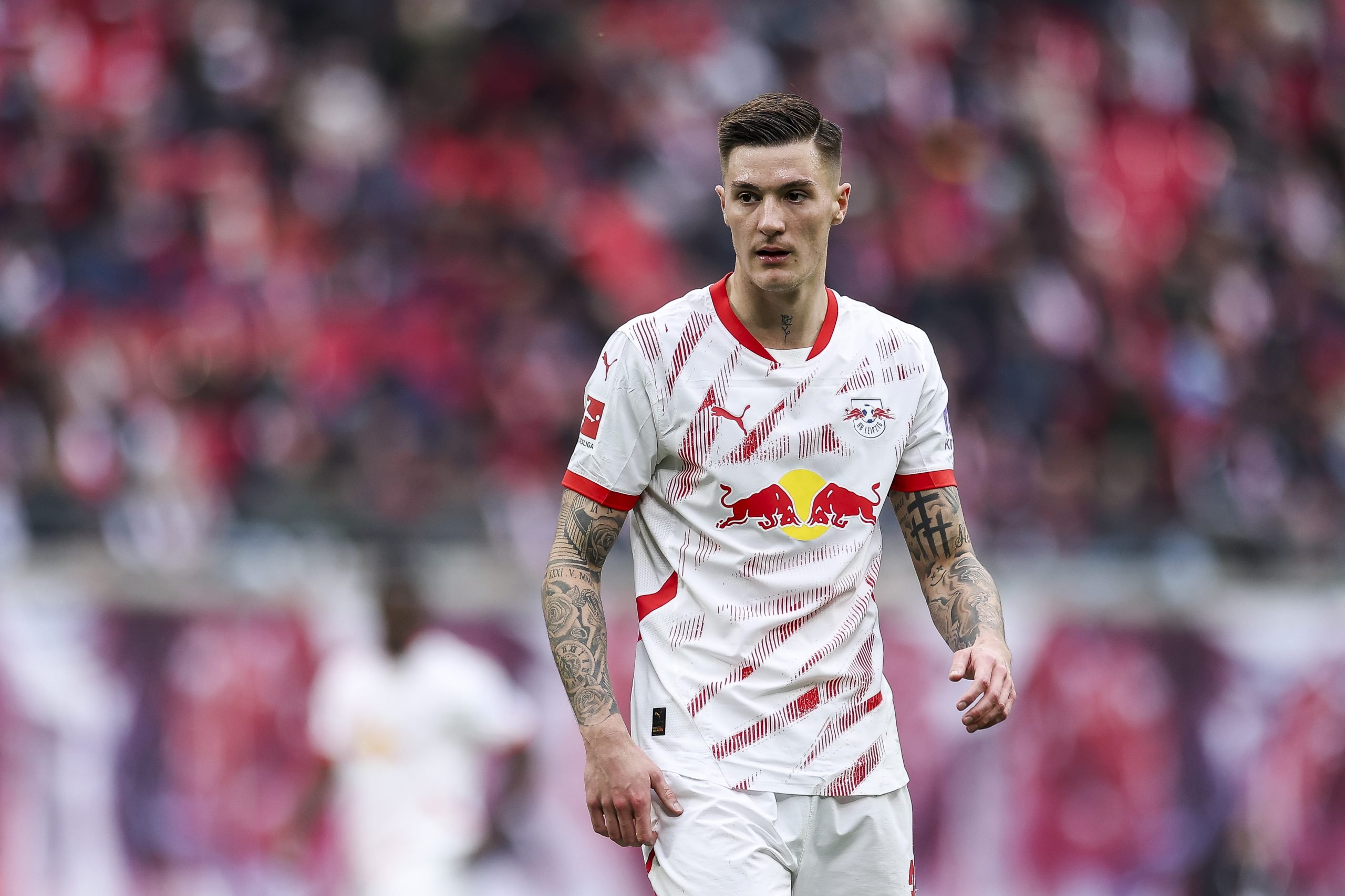 Benjamin Šeško in action